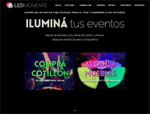 Tablet Screenshot of ledmoments.com